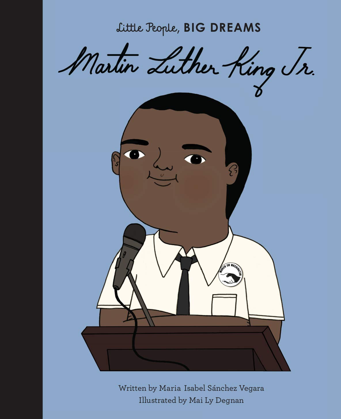 Front cover of the book 'MARTIN LUTHER KING JR' by Maria Isabel Sanchez Vegara.