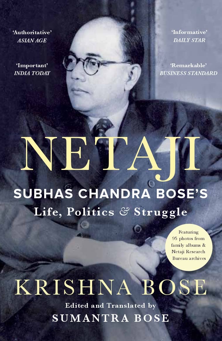 Front cover of the book 'PICADOR INDIA Netaji' by Krishna Bose.