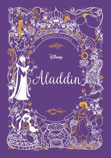 Front cover of the book 'Aladdin Animated Classics (Disney) (Disney Animated Classic)' by Disney.