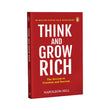 Front cover of the book 'Think and Grow Rich' by Napoleon Hill.