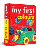 Front cover of the book 'My First Colors Book for Kids Early Learning Color Recognition Preschool' by Omkidz.