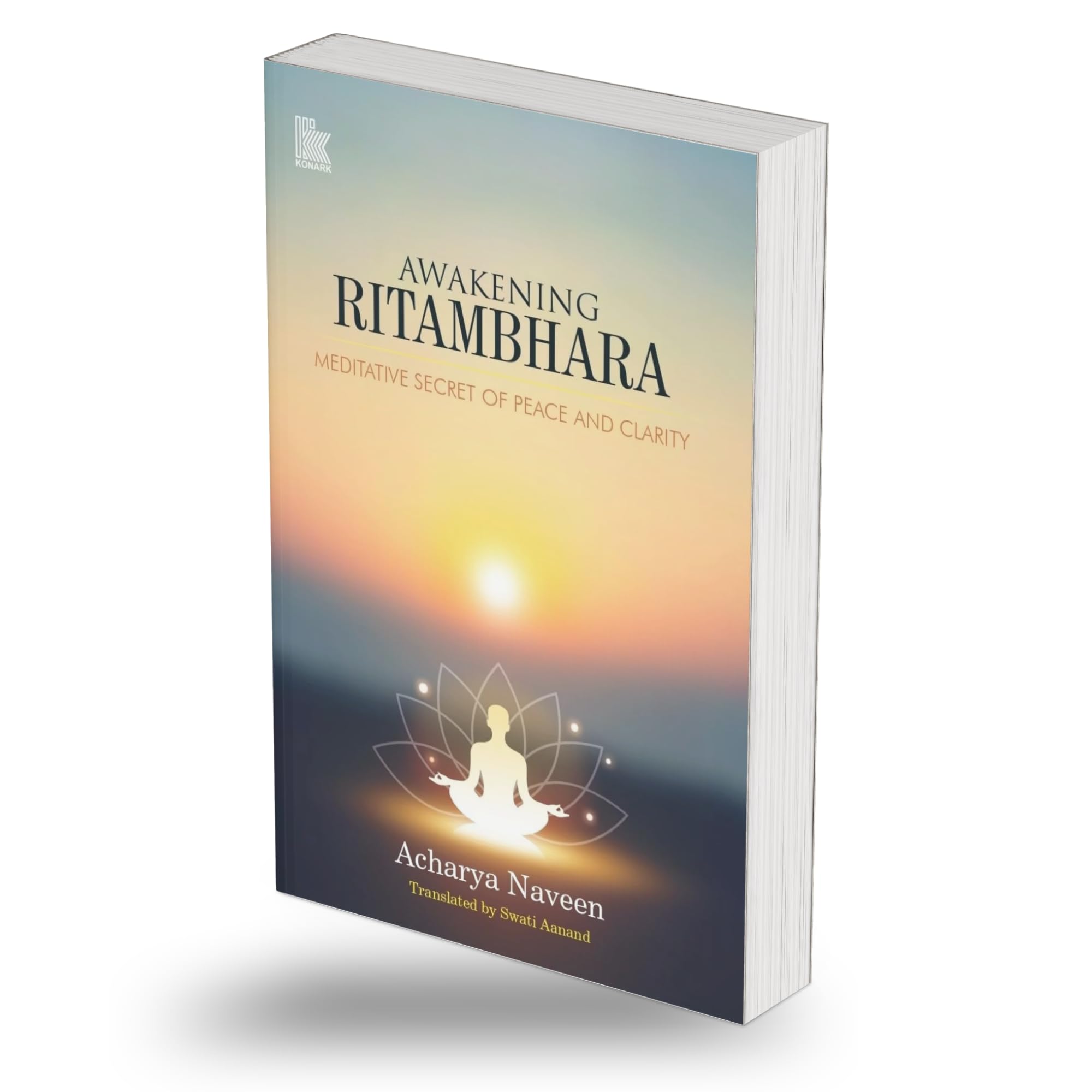 Front cover of the book 'Awakening Ritambhara' by Acharya Naveen.
