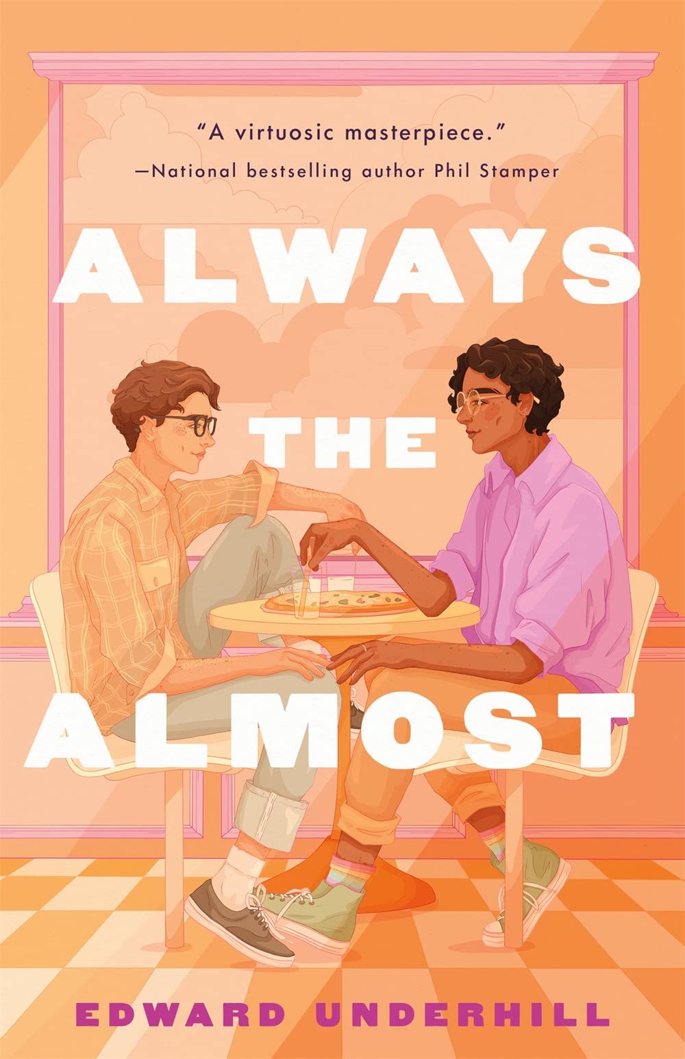 Front cover of the book 'Always the Almost : A Novel' by Edward Underhill.