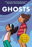 Front cover of the book 'Ghosts: Graphix' by Raina Telgemeier.