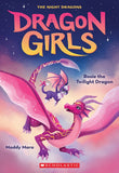 Front cover of the book 'Dragon Girls #7: Rosie The Twilight Dragon' by Maddy Mara.