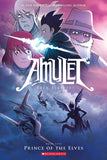 Front cover of the book 'Amulet Book #5: Prince of the Elves' by Kazu Kibuishi.