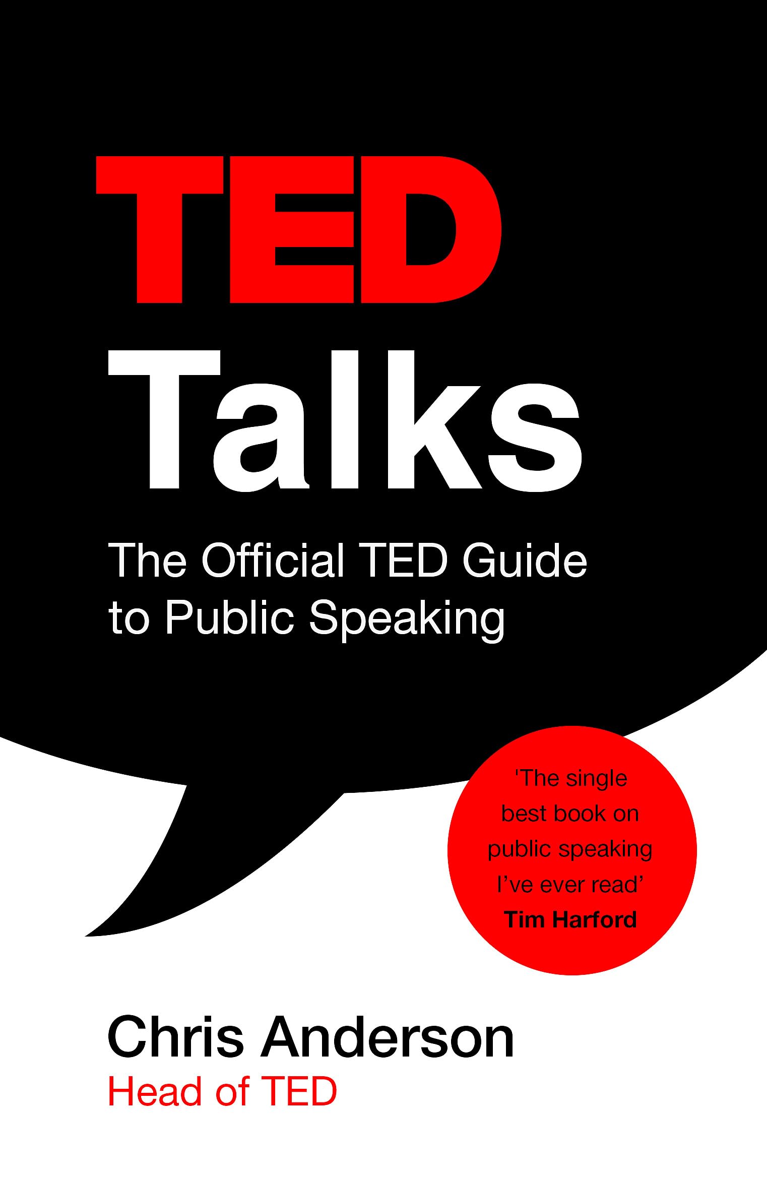 Front cover of the book 'TED Talks' by Chris Anderson.