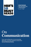 Front cover of the book 'HBR's 10 Must Reads on Communication (with featured article "The Necessary Art of Persuasion," by Jay A. Conger)' by Na.