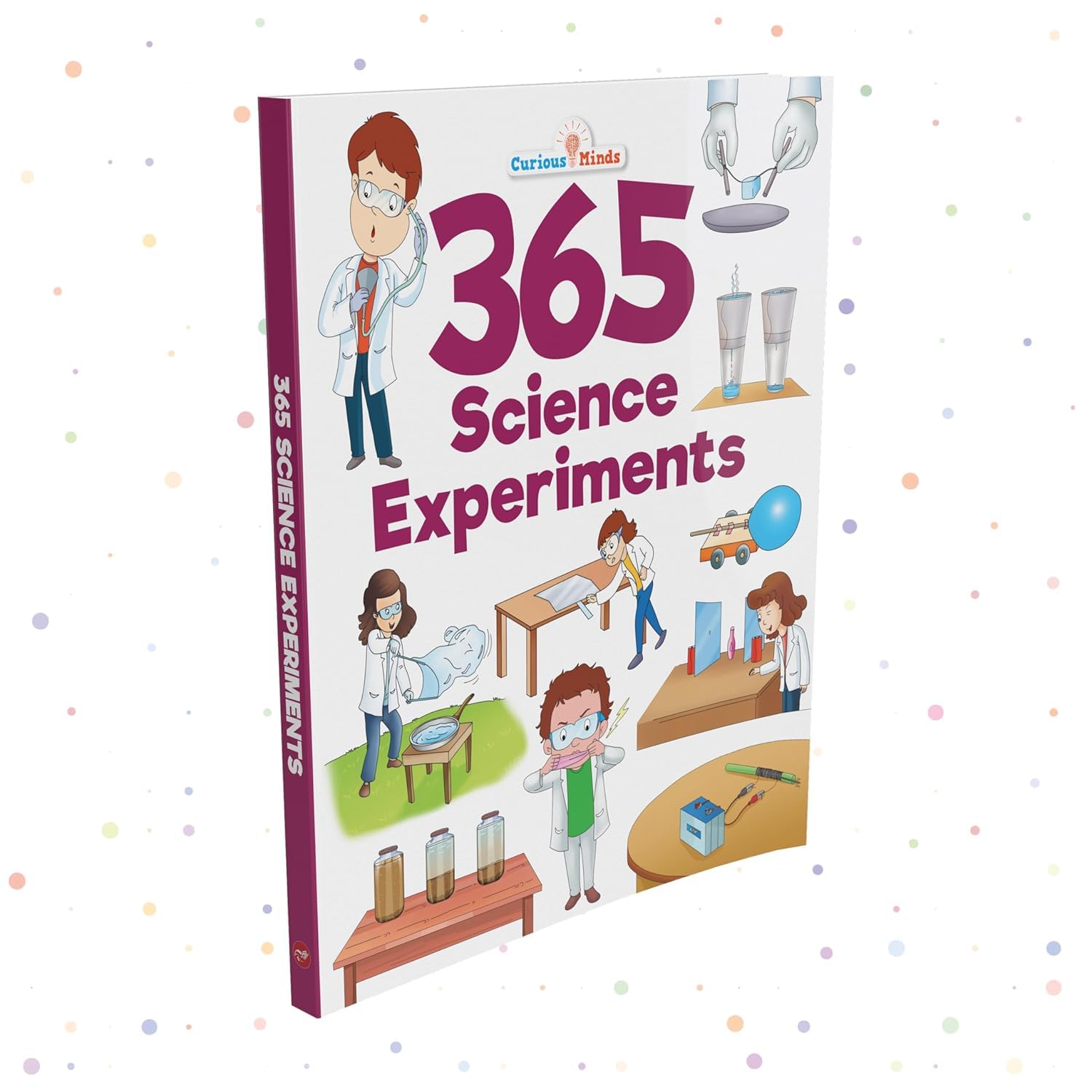 Front cover of the book '365 Facts Amazing Science Experiment Encyclopedia for Kids 6+ | Fun & Educational Science Experiments for Young Minds |' by Na.