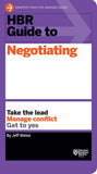 Front cover of the book 'HBR Guide to Negotiating (HBR Guide Series)' by Jeff Weiss.