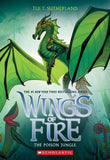 Front cover of the book 'Wings of Fire #13: The Poison Jungle' by Tui T. Sutherland.