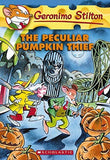 Front cover of the book 'The Peculiar Pumpkin Thief' by Stilton Geronimo.
