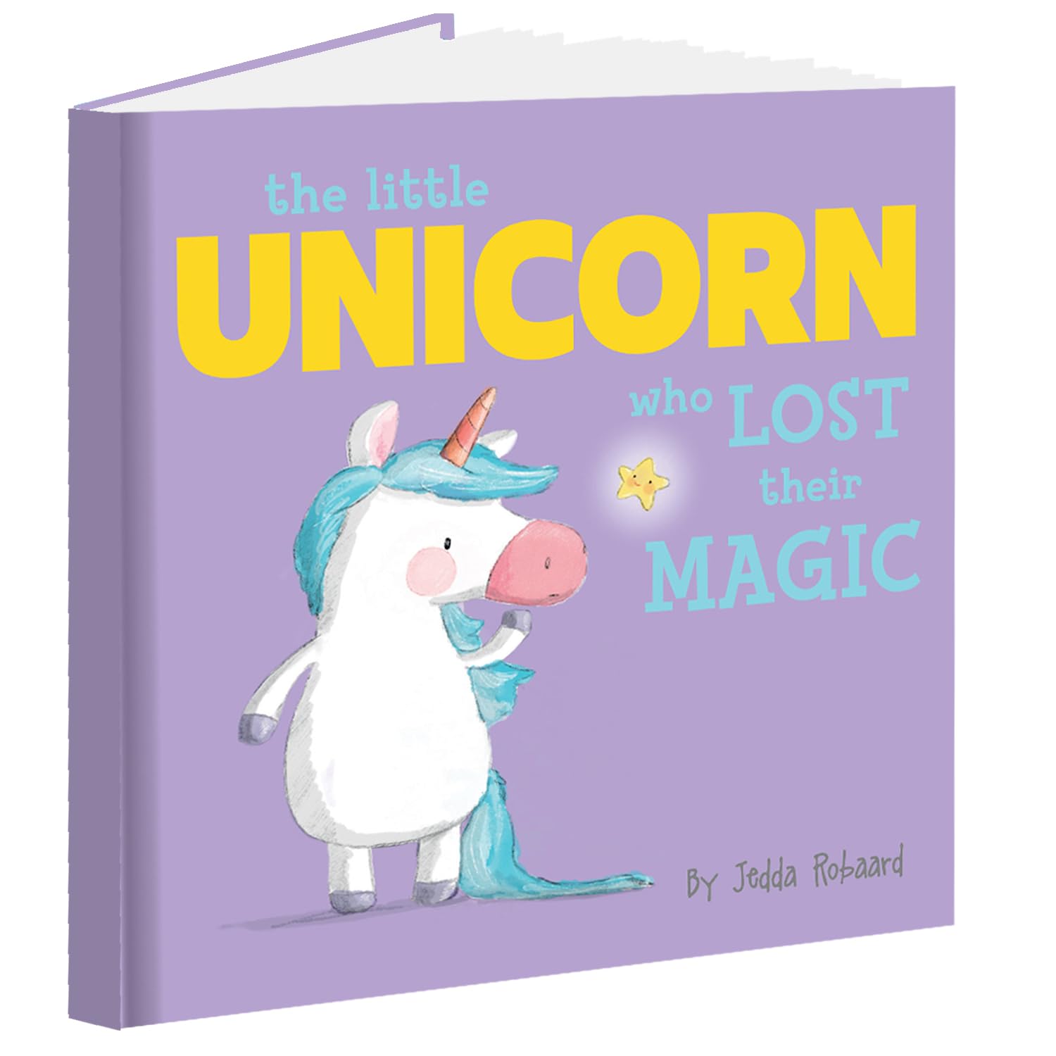 Front cover of the book 'The Little Unicorn Who Lost Their Magic' by Parragon.