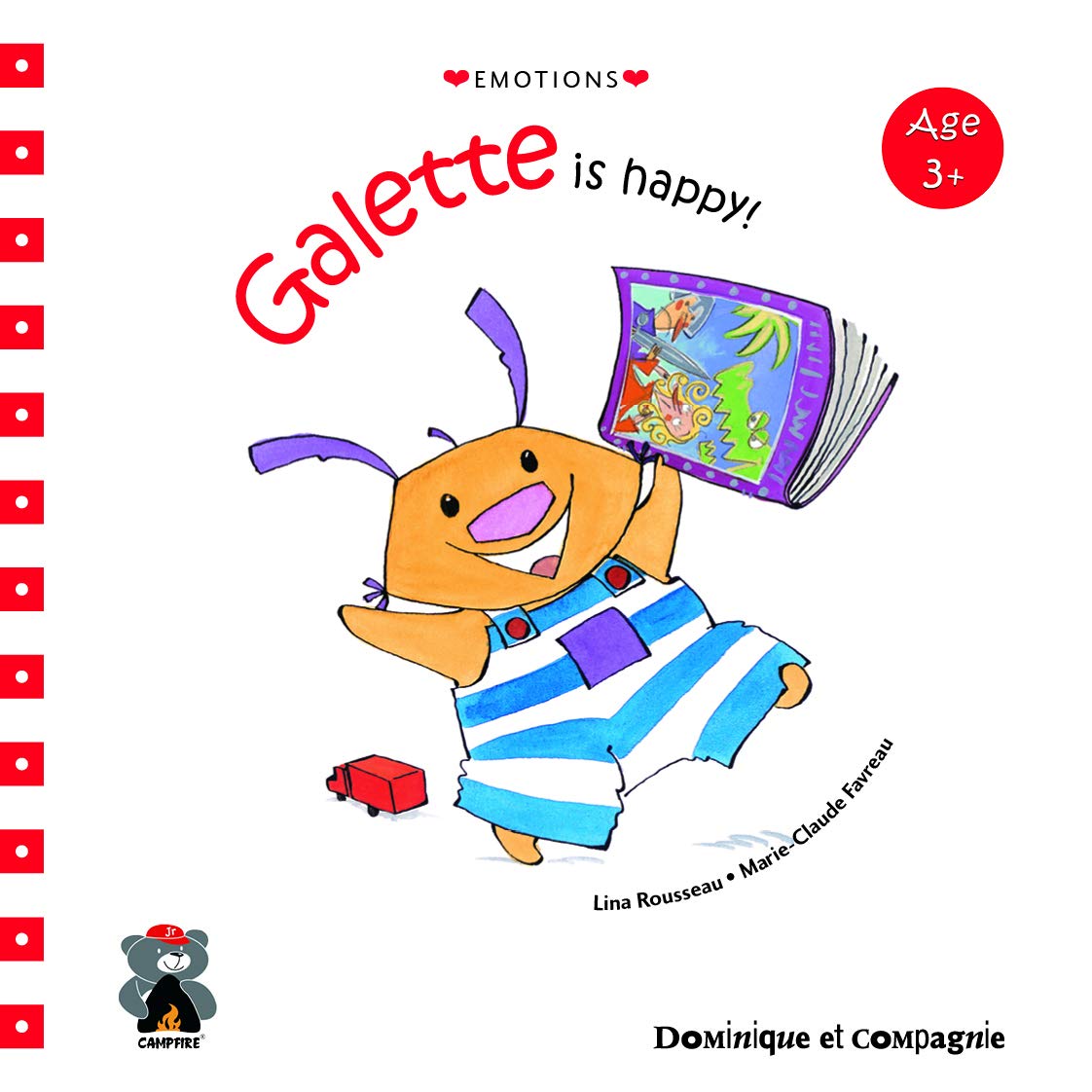 Front cover of the book 'KALYANI NAVYUG MEDIA PVT LTD Galette is Happy!' by Lina Rousseau.