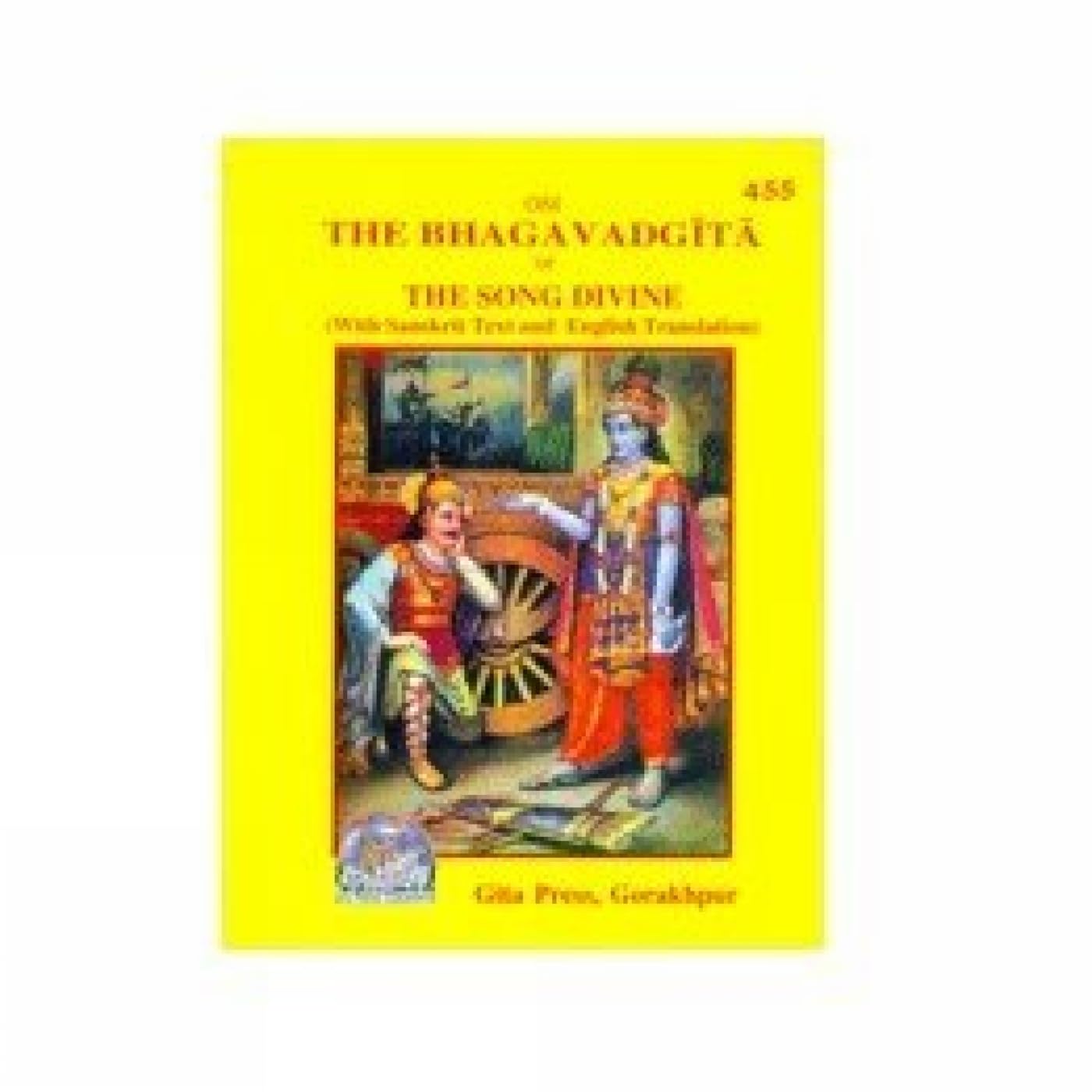 The Bhagavad Gita or Divine Song With Sanskrit Text and English Translation, Pocket Ed. # 455 NYBooksHub