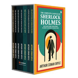 Front cover of the Paperback book 'The Complete Casefiles of Sherlock Holmes - Set of 7 Books English Novels Sherlock Holmes Books Set' by Arthur Conan Doyle.