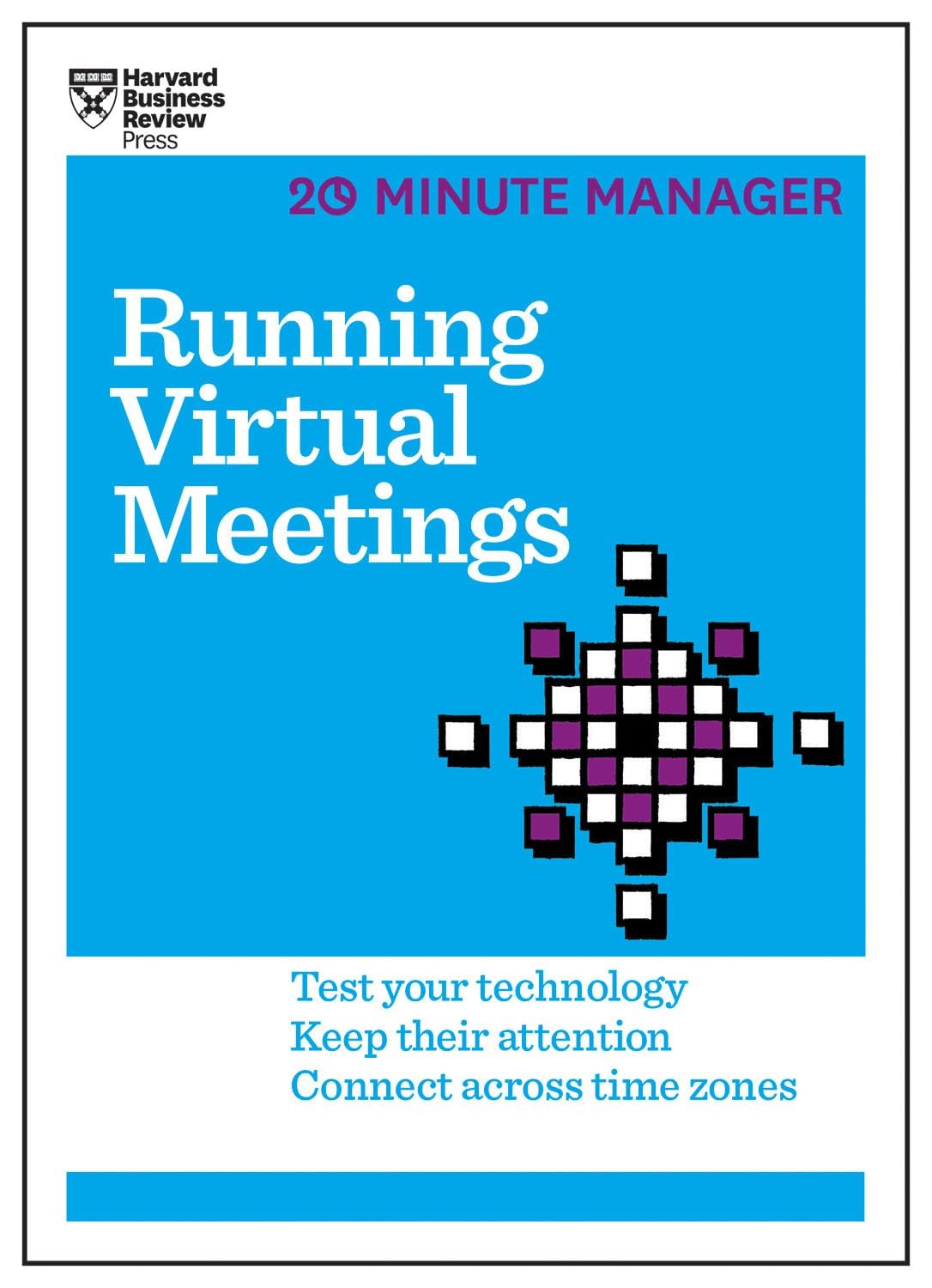 Front cover of the book 'Running Virtual Meetings (HBR 20-Minute Manager Series)' by Harvard Business Review.