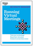 Front cover of the book 'Running Virtual Meetings (HBR 20-Minute Manager Series)' by Harvard Business Review.