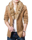 Front cover of the book 'Nanquan-men clothes NQ Mens Detachable Faux Fur Collar Wool Blend Trench Pea Coat Outwear Khaki XS' by Col Mohinder Pal Singh.