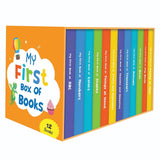 Front cover of the Board Book book 'My First Learning Library Boxset (12 Books): A Boxset of 12 Illustrated Board Books for Kids, Toddlers [Penguin Early Le' by Na.