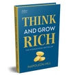 Front cover of the book 'Penguin Select Classics: Think and Grow Rich: (Original, Unabridged Classic, Premium Hardbound Collector's Edition, Idea' by Napoleon Hill.