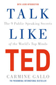 Front cover of the book 'Talk Like TED' by Carmine Gallo.