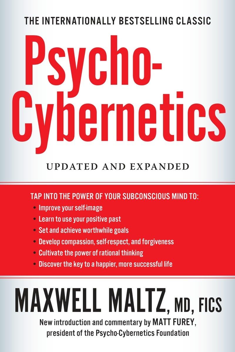 Front cover of the book 'Psycho-Cybernetics: Updated and Expanded (The Psycho-Cybernetics Series)' by Maltz Maxwell.