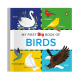 Front cover of the Board Book book 'My First Big Book of Birds: Illustrated Board Book of Birds for PreSchool Kids, Toddlers | Book for 1+ [Penguin Early Le' by Na.