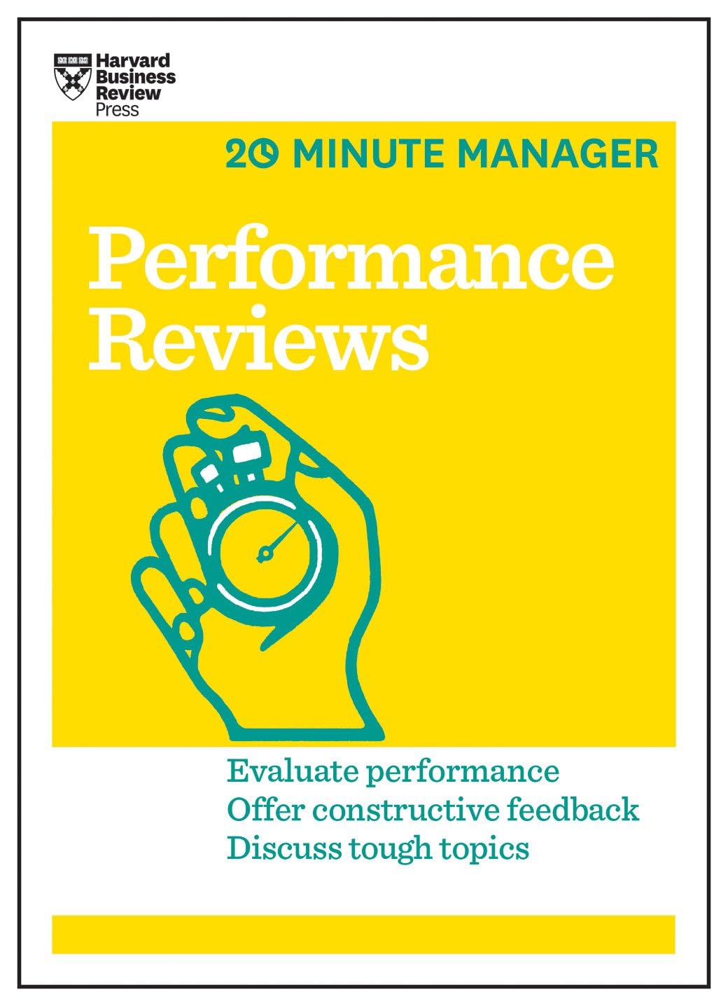 Front cover of the book 'Performance Reviews (HBR 20-Minute Manager Series)' by Harvard Business Review.