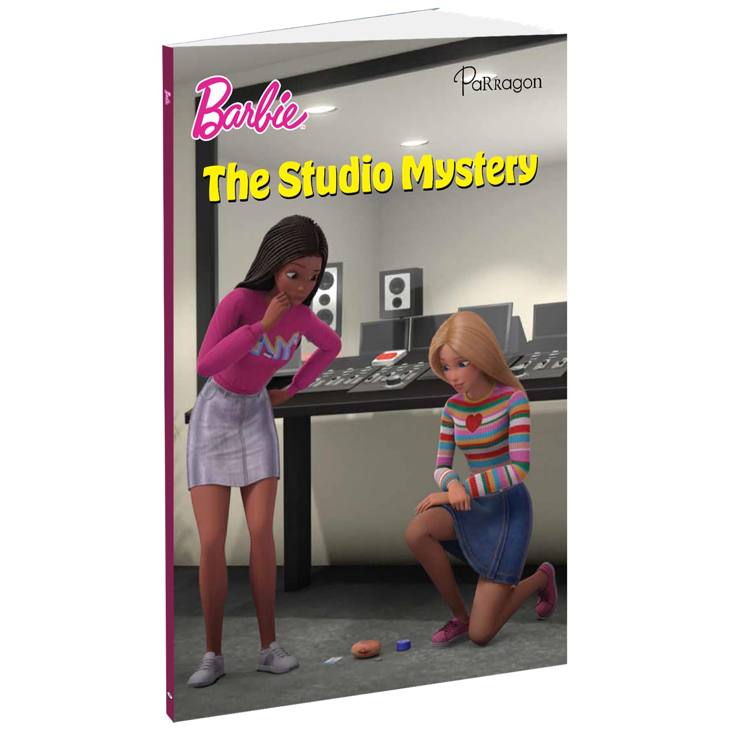 Front cover of the book 'Barbie the Studio Mystery' by Mattel.