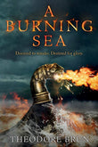 Front cover of the book 'A Burning Sea (3) (The Wanderer Chronicles)' by Theodore Brun.