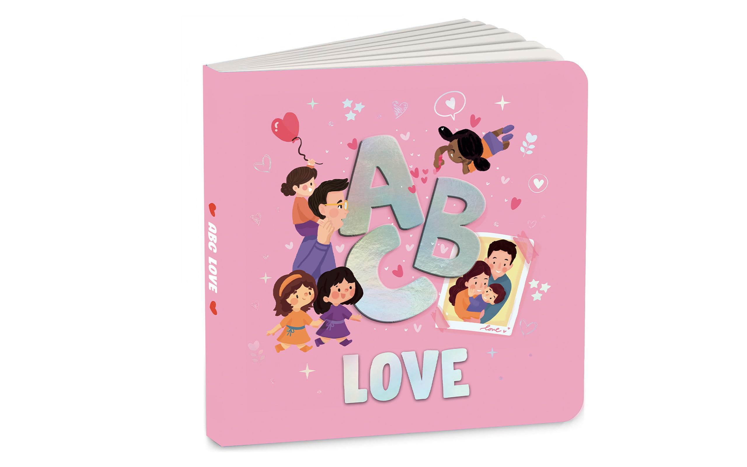 Front cover of the Board Book book 'ABC Love: A Heartwarming A to Z Journey of Love | Illustrated Board Book for Kids and Toddlers to Explore Love and Kindn' by Penguin.