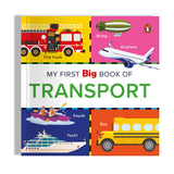 Front cover of the Board Book book 'My First Big Book of Transport: Illustrated Board Book of Transport for PreSchool Kids, Toddlers | Book for 1+ [Penguin' by Penguin.