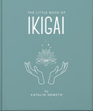 Front cover of the book 'The Little Book of Ikigai' by Orange Hippo!.