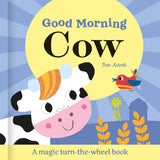 Front cover of the book 'Good Morning Cow (Magic Wheel Books)' by Katie Button.