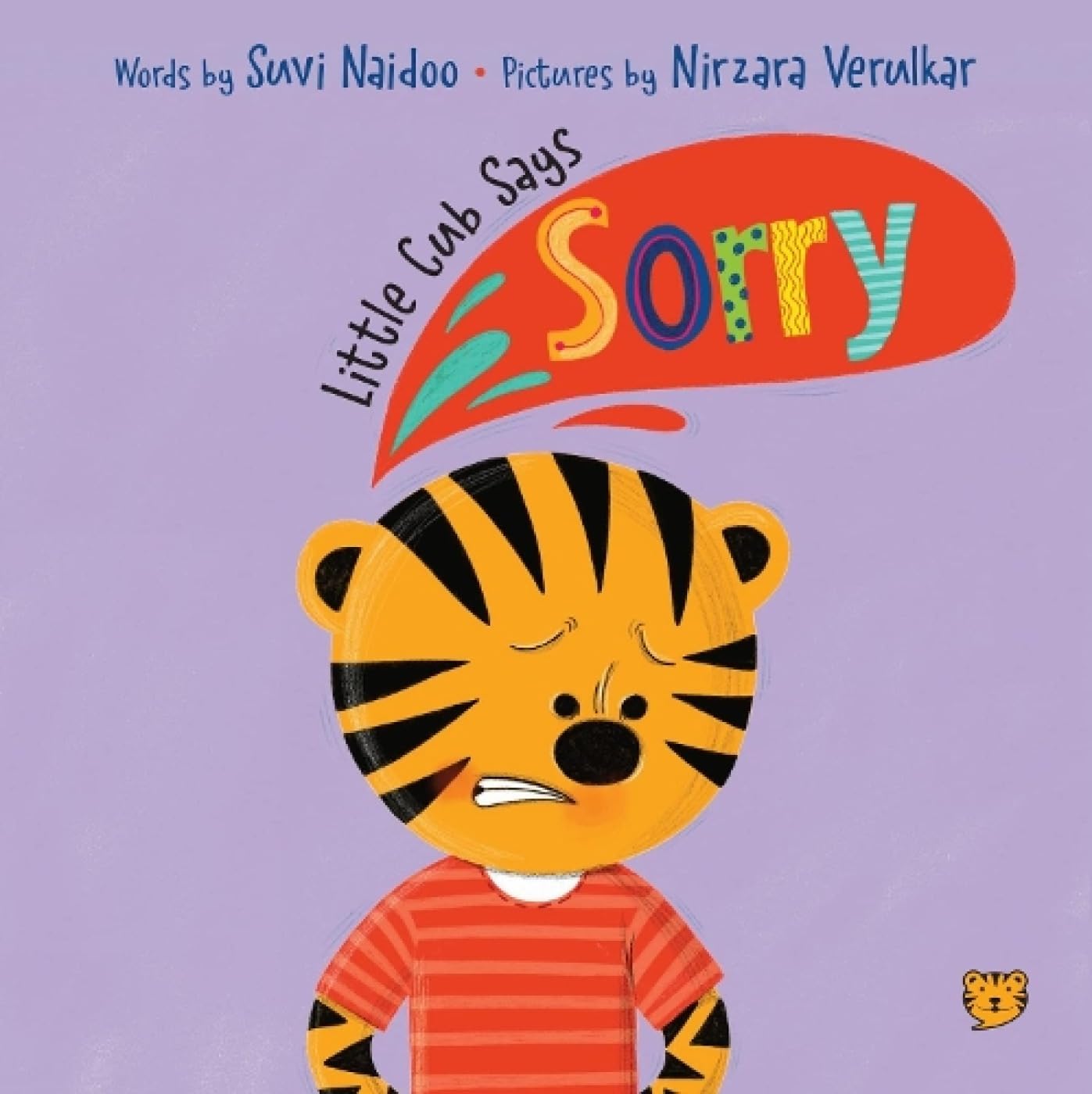 Front cover of the book 'Little Cub Says Sorry' by Na.