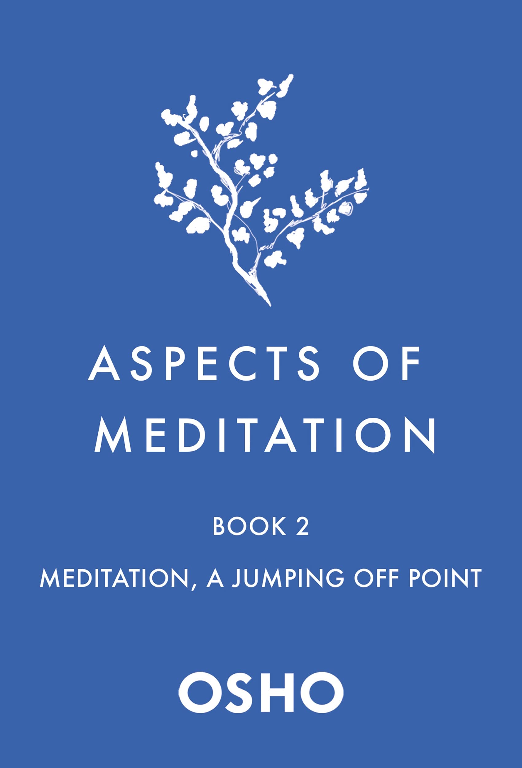 Front cover of the book 'Aspects of Meditation Book 2: Meditation, a Jumping Off Point' by Osho.