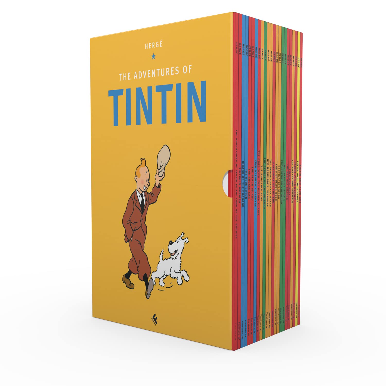 Tintin Paperback Boxed Set 23 titles NYBooksHub