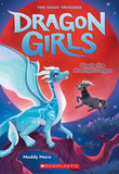 Front cover of the book 'BRND NEW- Phoebe the Moonlight Dragon (Dragon Girls #8)' by Maddy Mara.