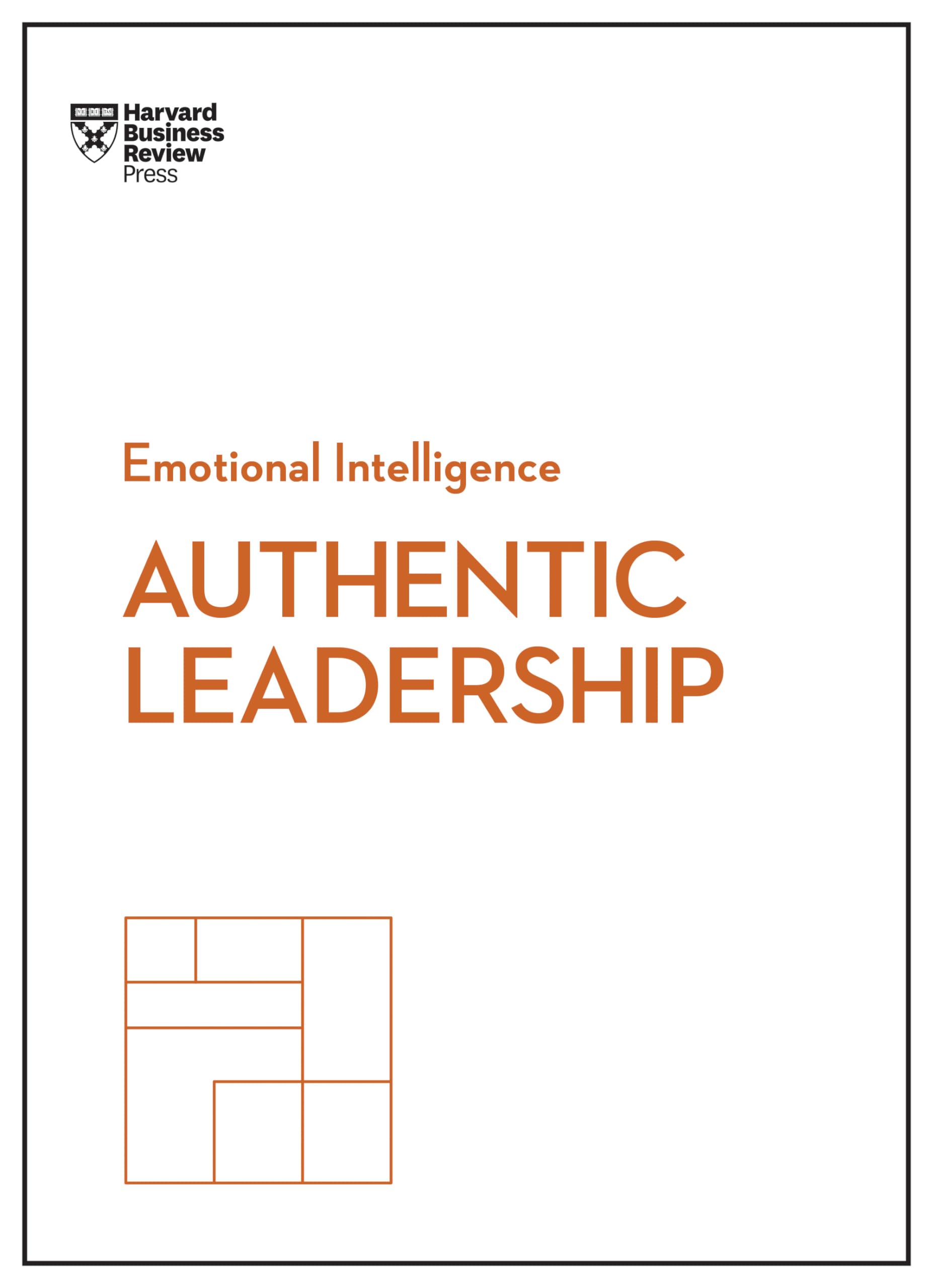 Front cover of the book 'Authentic Leadership (HBR Emotional Intelligence Series)' by HBR Paperbacks.