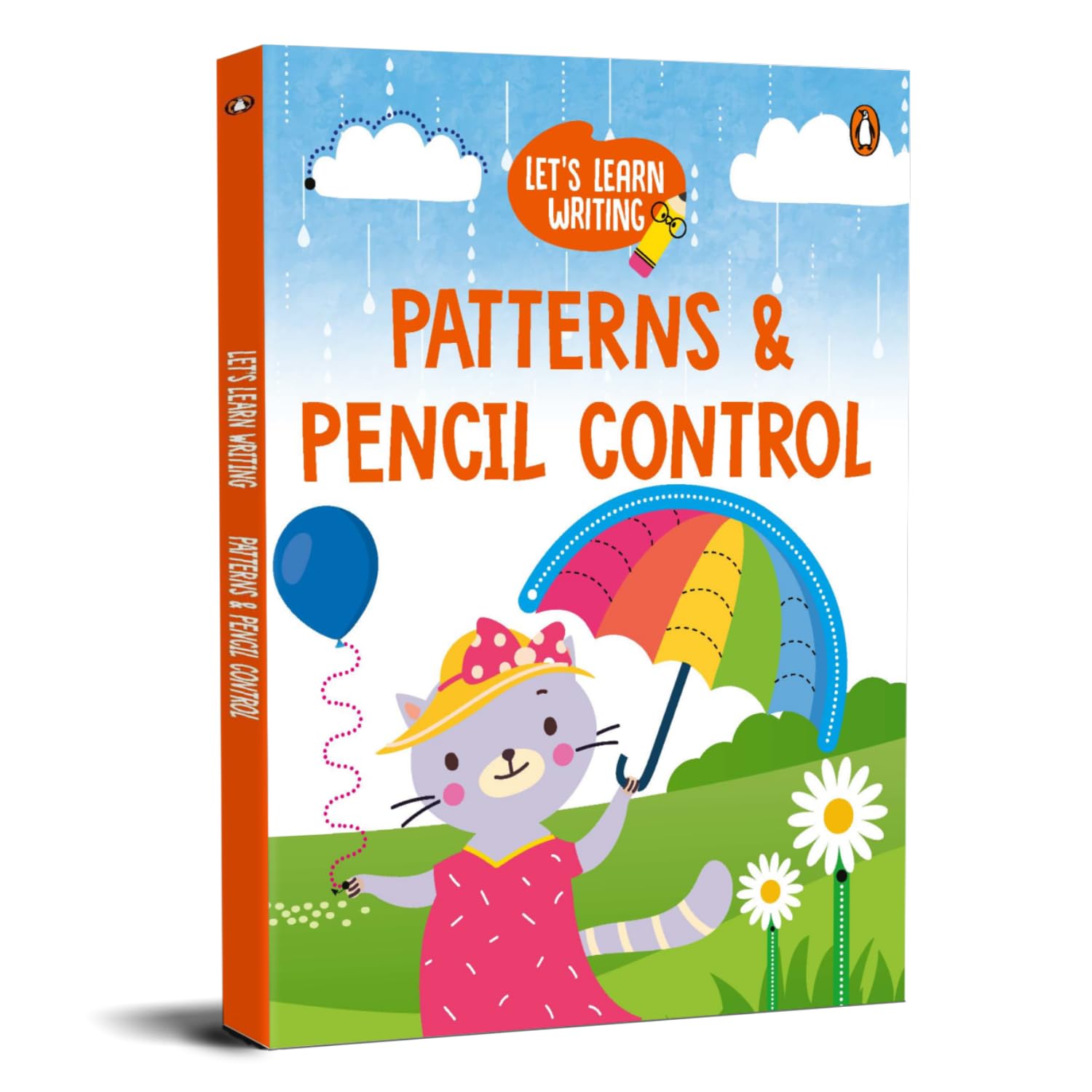Front cover of the book 'Let's Learn Writing: Patterns & Pencil Control: First Trace and Write Practice Workbook | Engaging Workbook to Develop W' by Penguin.