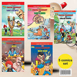 Chacha Chaudhary Comics in English ( Set of 5 Books ) NYBooksHub