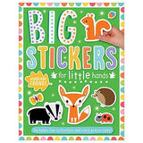 Front cover of the book 'Big Stickers for Little Hands Woodland Friends' by Elanor Best.