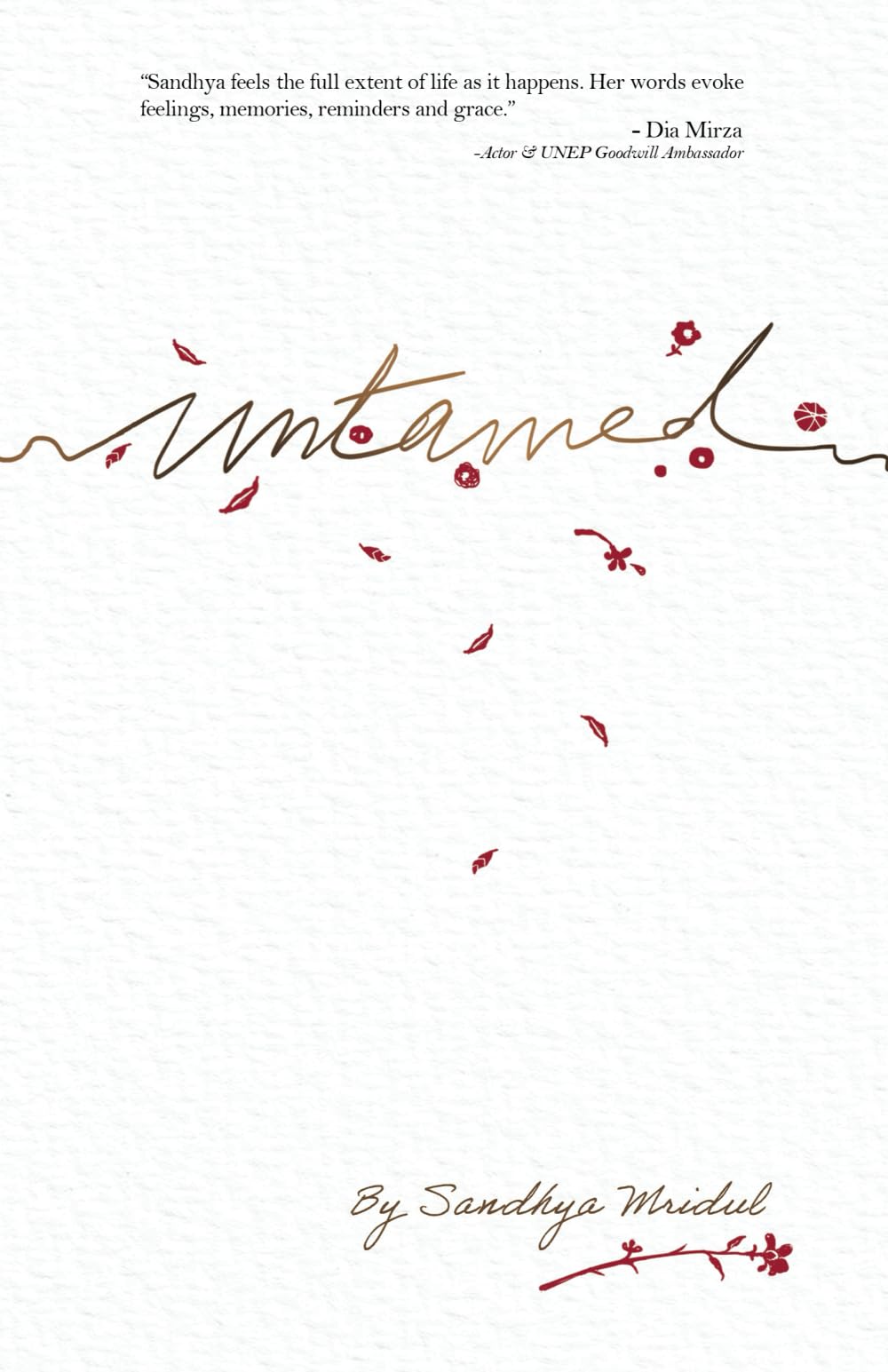 Front cover of the book 'Untamed' by Sandhya Mridul.