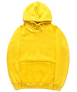 Front cover of the book 'Sheng Xi Mens Casual Hooded Pullover Coat Drawstring Solid Sweatshirts Yellow M' by Vincent Delecroix.