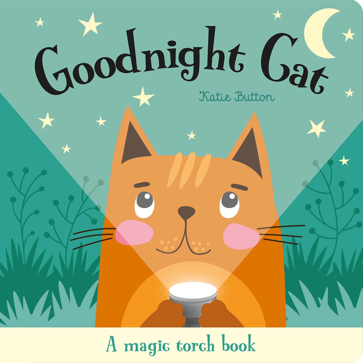 Front cover of the book 'GOODNIGHT CAT' by Katie Button.