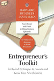 Front cover of the book 'Entrepreneur's Toolkit (Harvard Business Essentials)' by Osborne Alfred.