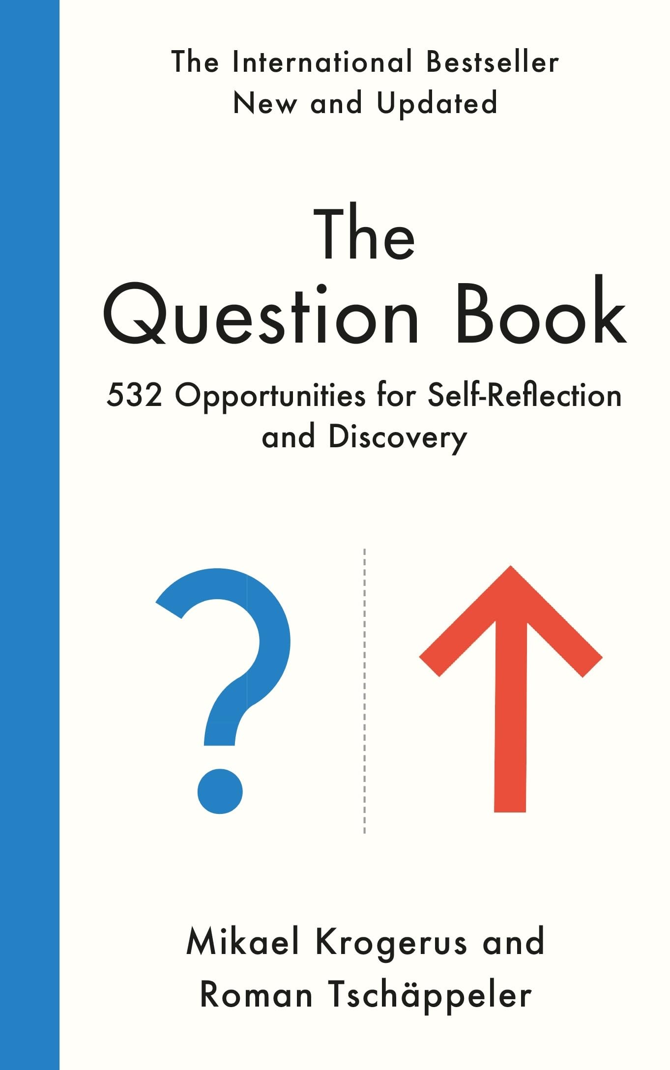 Front cover of the book 'The Question Book: 532 Opportunities for Self-Reflection and Discovery' by Krogerus Mikael.