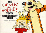 Front cover of the book 'The Calvin and Hobbes Tenth Anniversary Book' by Waterson Bill.