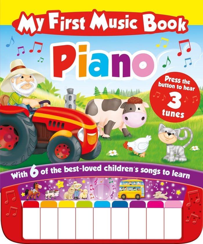 Front cover of the book 'My First Music Book: Piano' by Na.